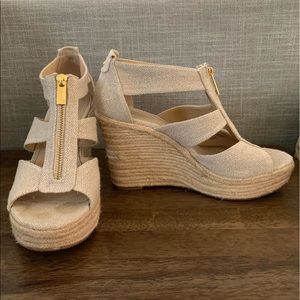 Michael Kors Wedges - Tan size 8.5